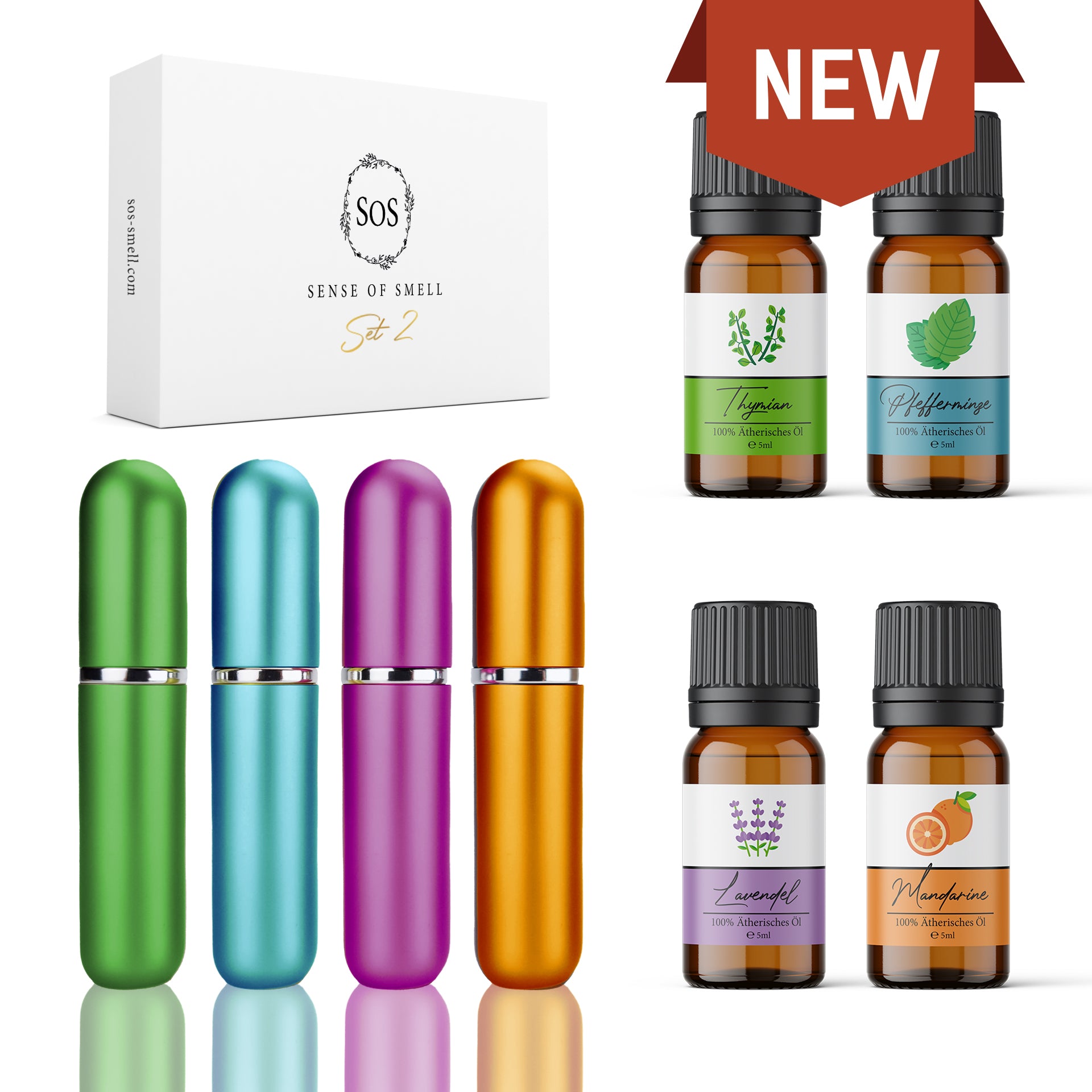 Riechtraining Set 2 mit Riechstiften