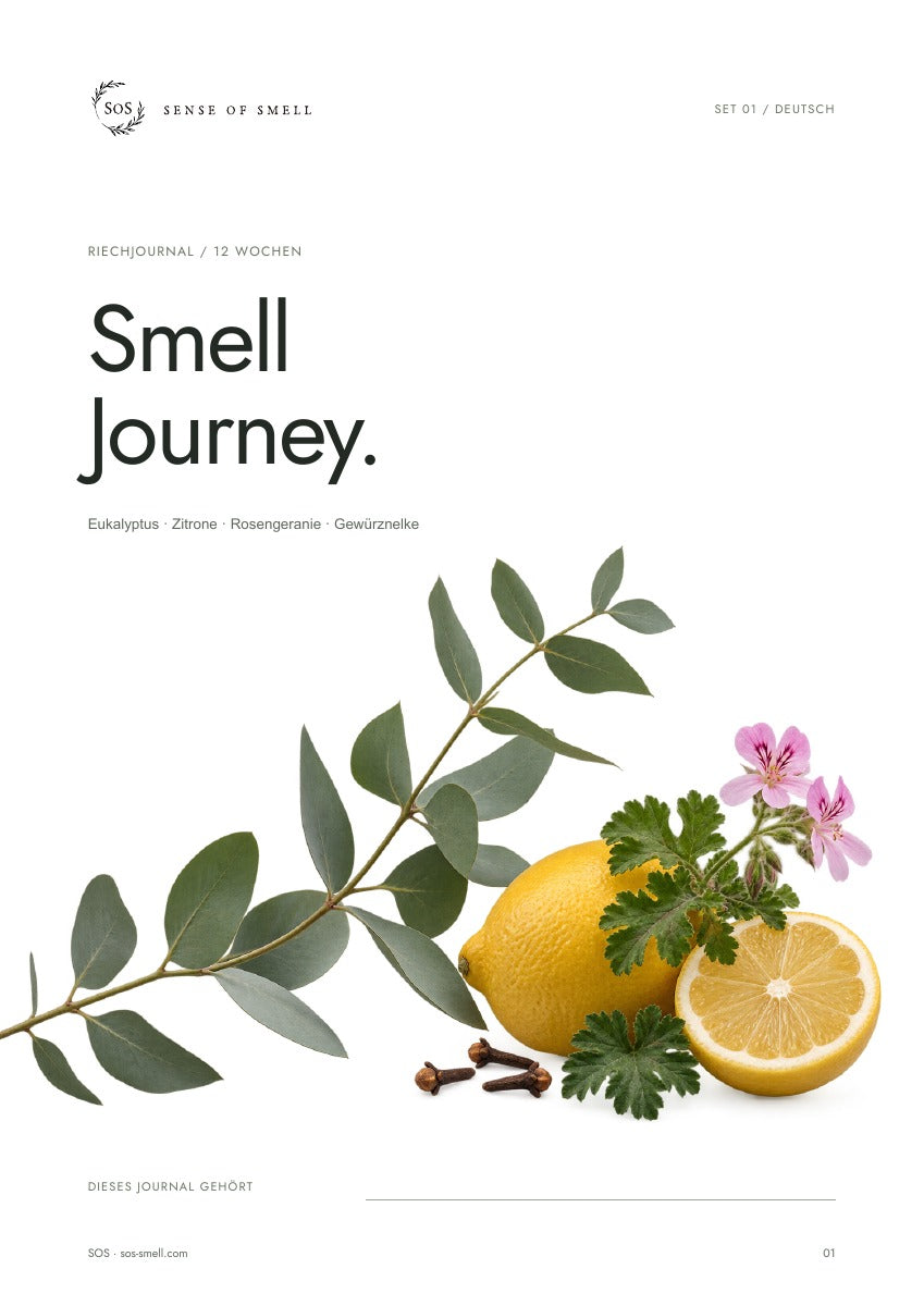 Titelseite des Smell Journals für Set 1 – finale Ausgabe
